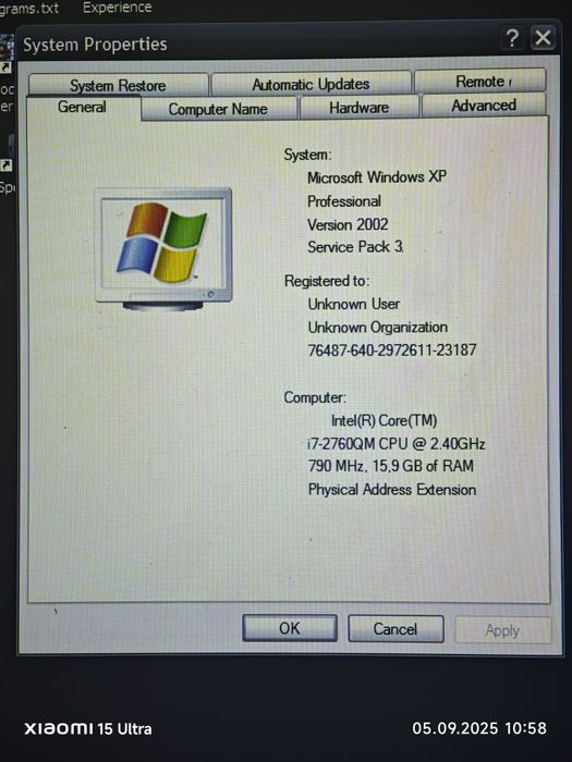 Dell Precision M6600 cu GTX 675MX 4GB  si Windows XP
