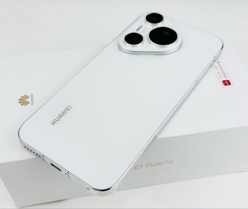 Huawei Pura 70 5G 256GB 12RAM White Перфектен! Гаранция!