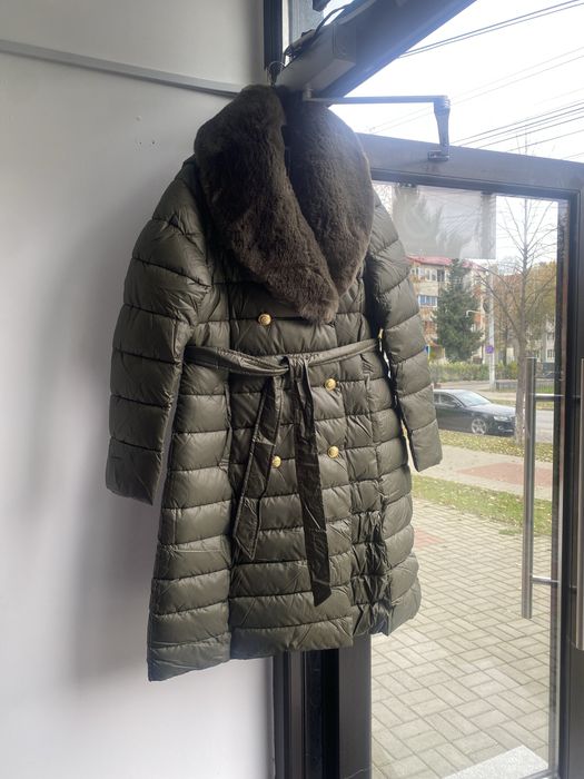 Geaca de dama cu guler de blana