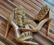 Sandale elegante auri 36