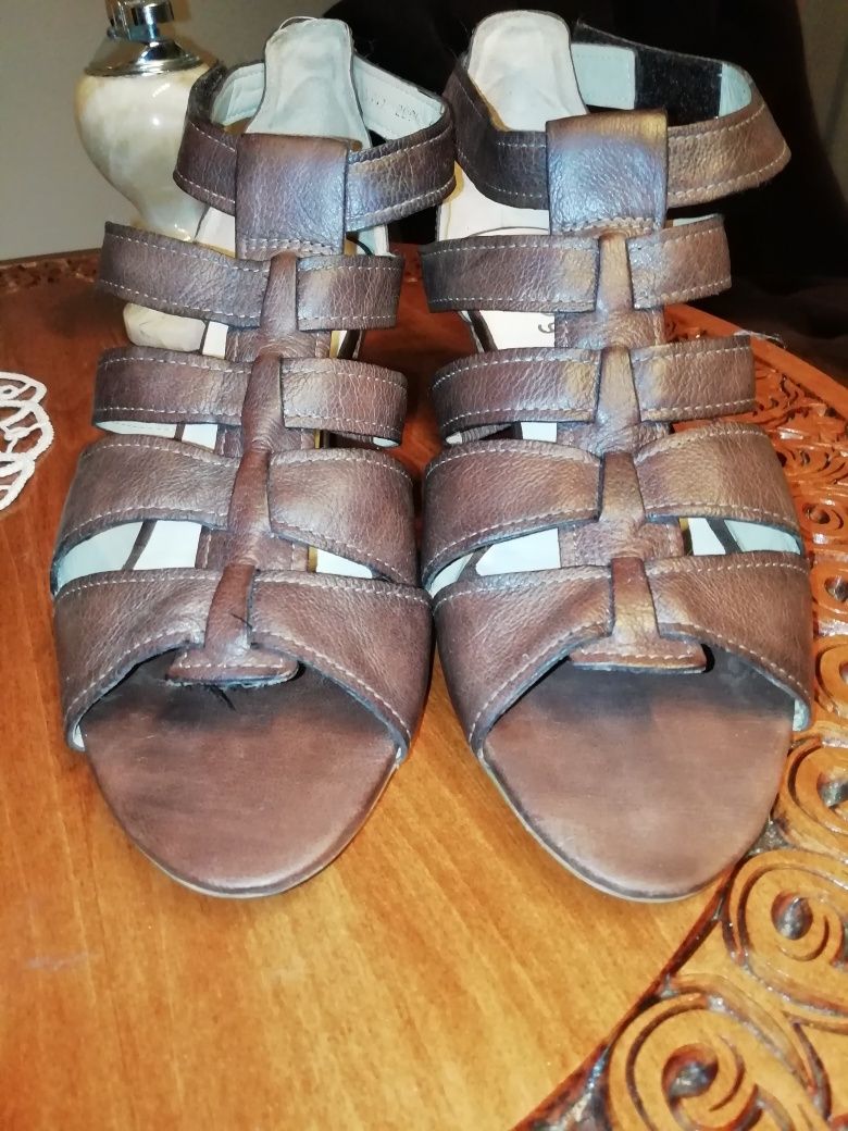 Pantofi/sandale piele HOGL nr. 38 - noi
