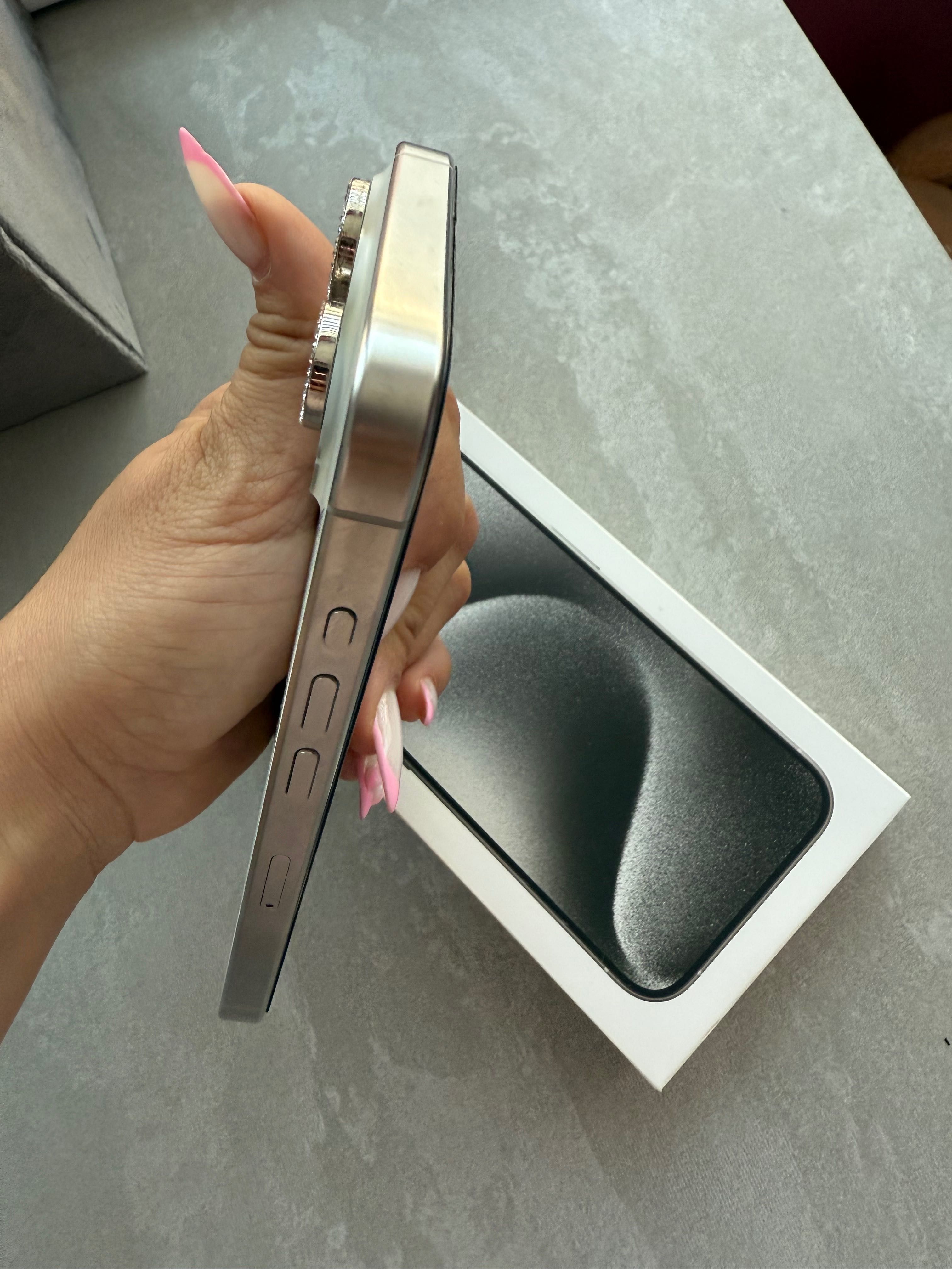 iPhone 15 pro, White Titanium, 128GB