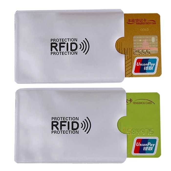 5 бр. RFID Калъфи за защита на дебитни и кредитни карти