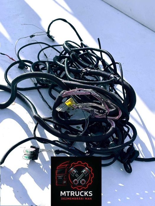 Cablaj sasiu instalație electrică principală MAN 8×4 CIFA, basculantă