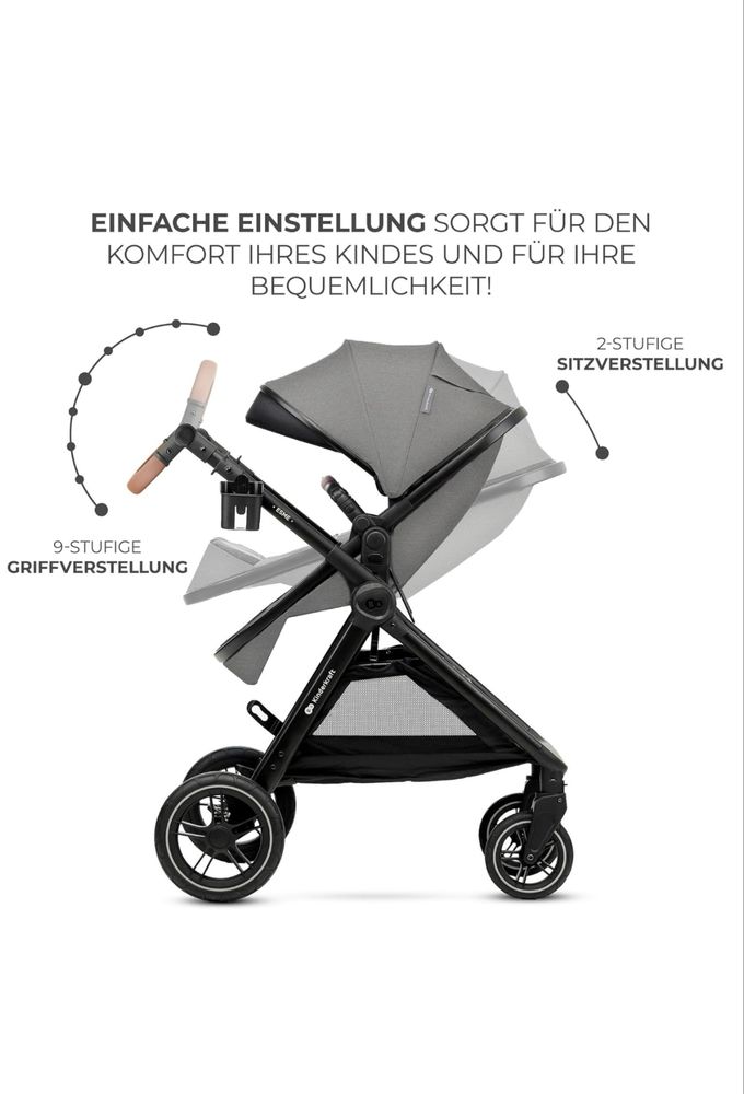 Бебешка количка Kinderkraft ESME 3 в 1