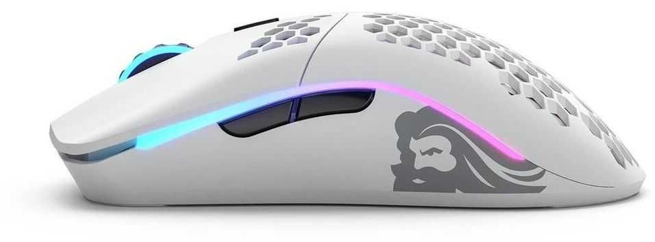 Оптична Безжична Гейминг Мишка Glorious Model O Wireless, Бяла, 69 гр.