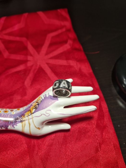 Много красив дамски сребърен пръстен BULGARI