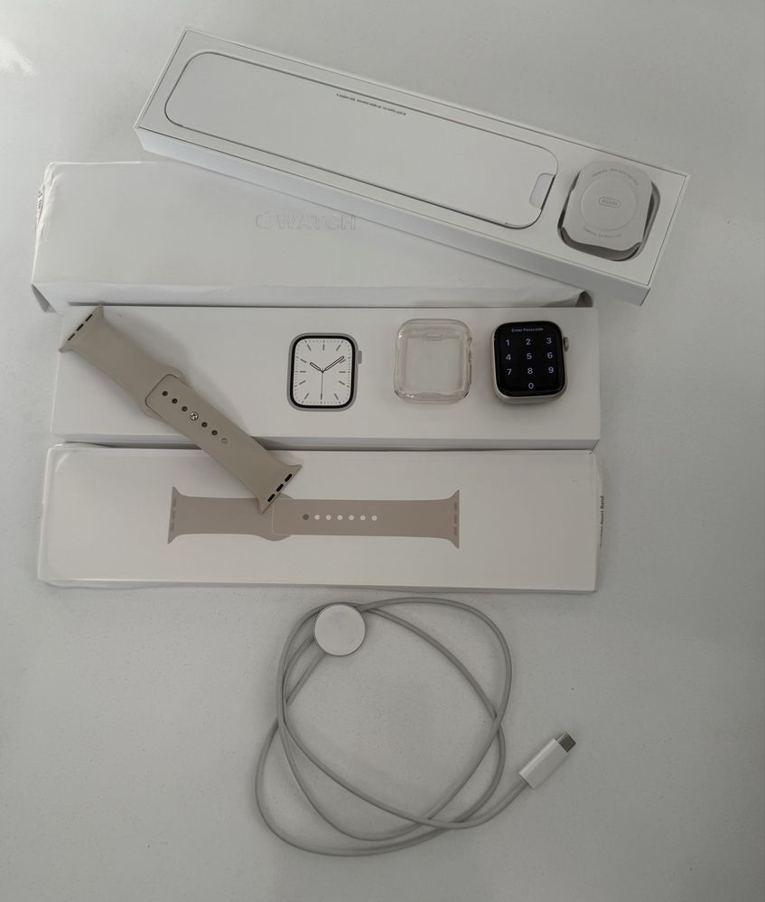 Apple Watch  S7 45 mm LTE Starlight Aluminum Case