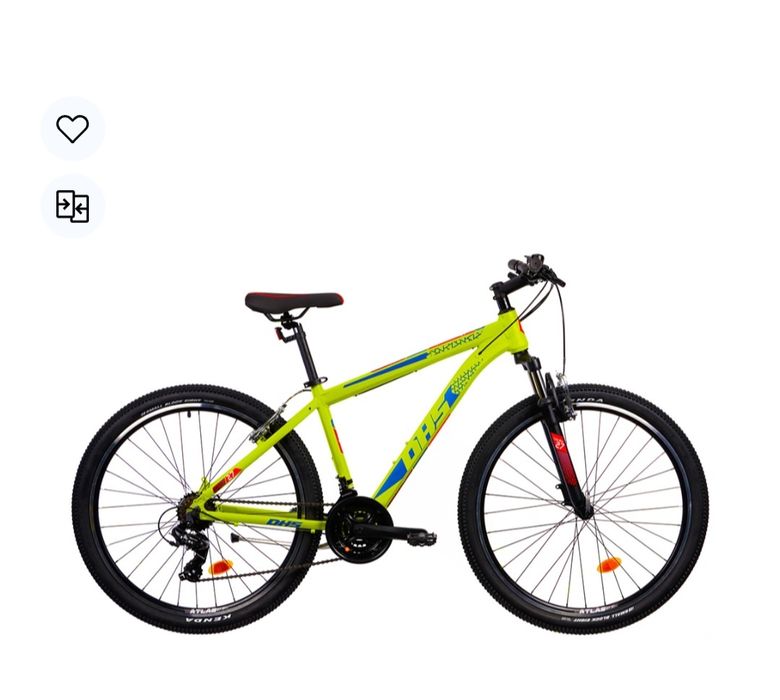 Bicicleta MTB DHS Terrana verde