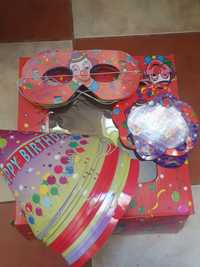 Cutie cu accesorii pentru petreceri copii