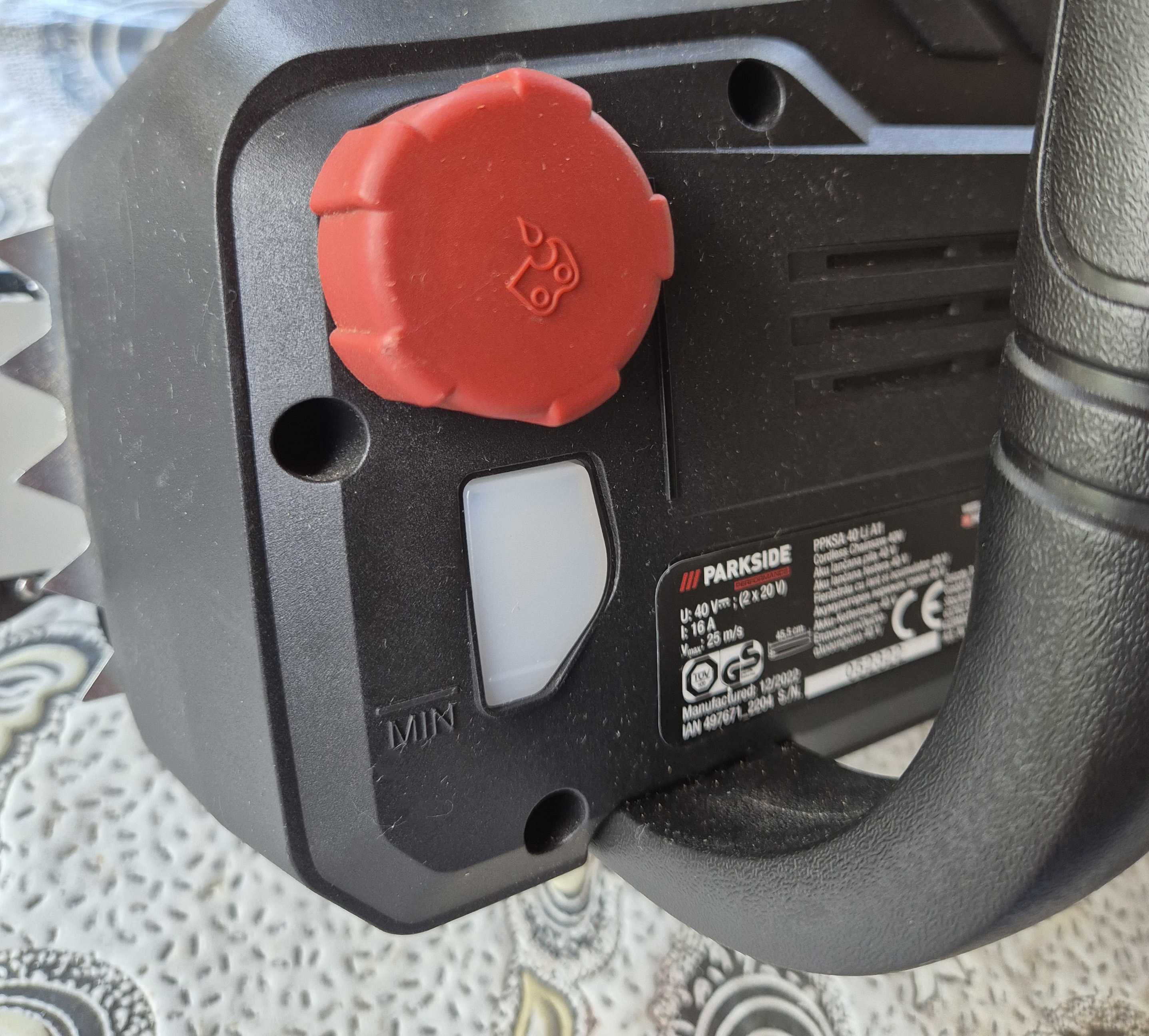 Верижен трион Parkside Performance PPKSA 40-Li A1, безчетков  40V