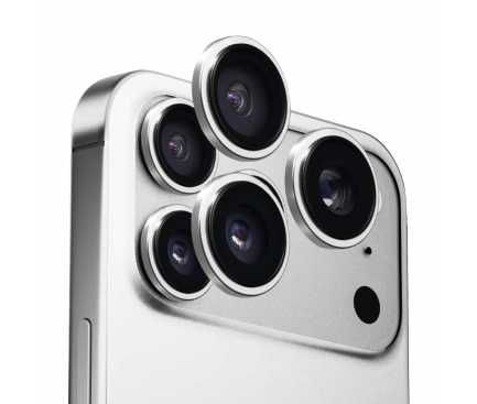 Folie Sticla Securizata iPhone 17 Pro Camera Photo Silver