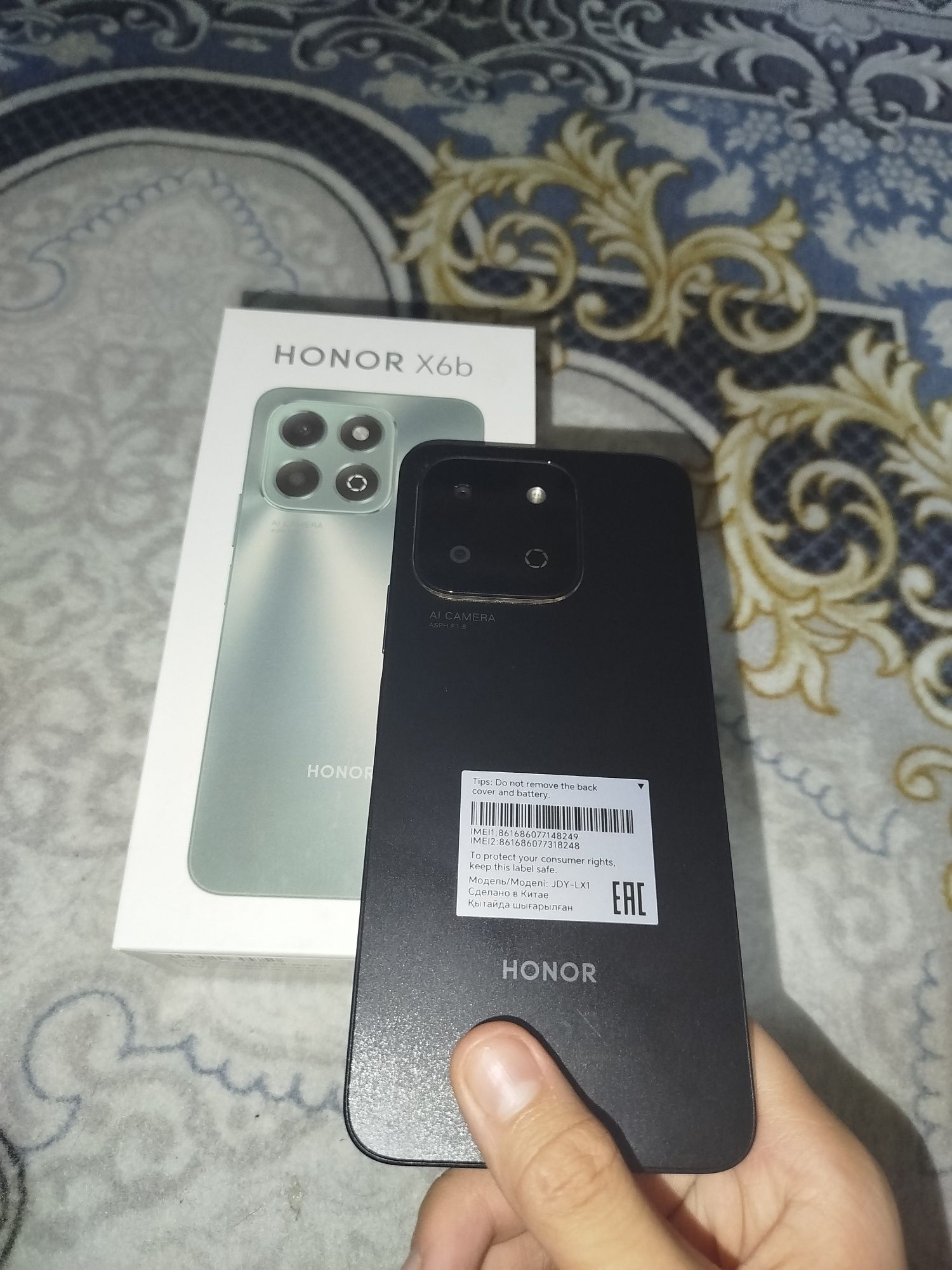 Honor x6b yengi ishlatilmagan