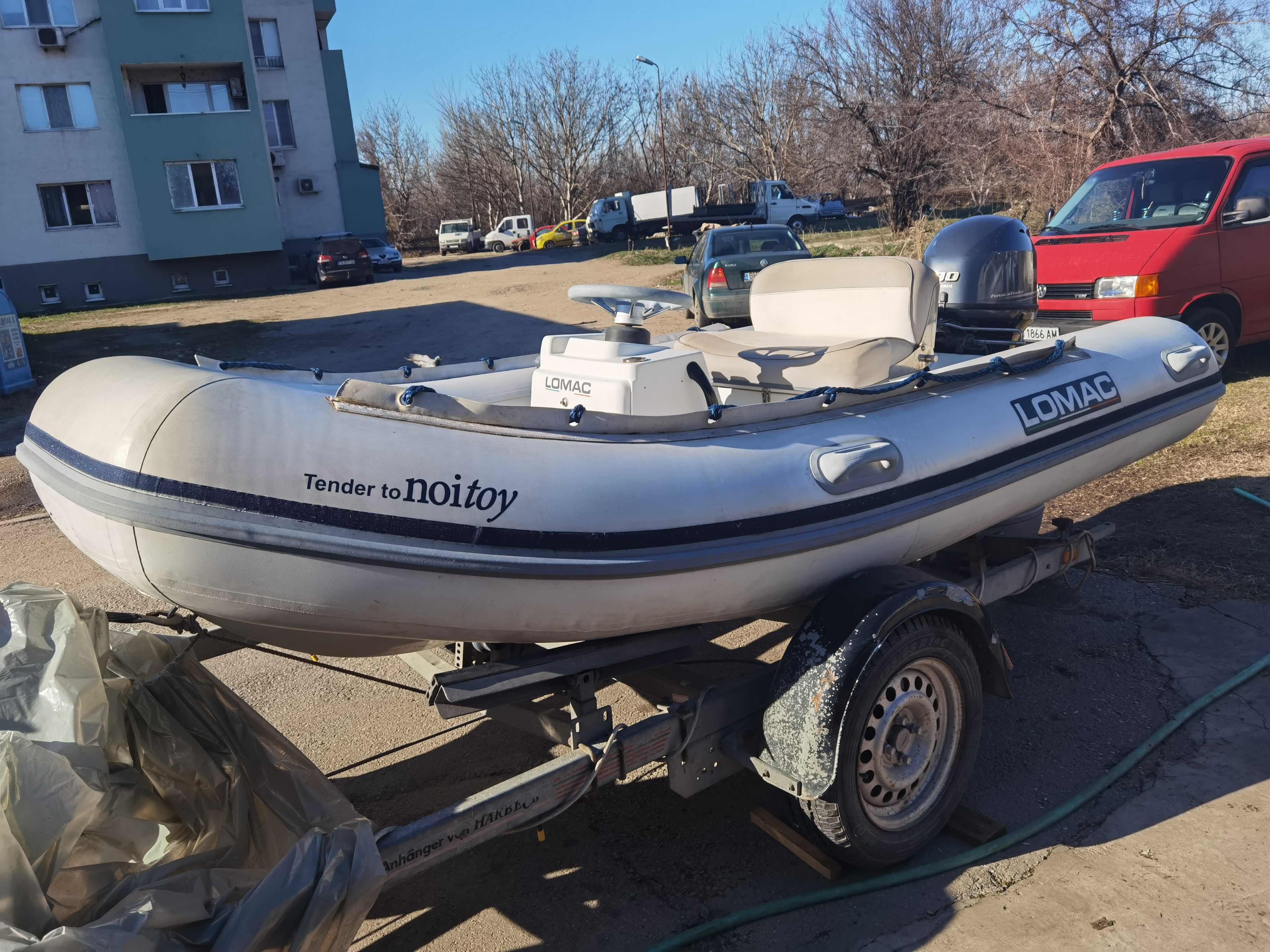 Лодка-Rib/Риб/марка-LOMAC, модел-350 Lx-Морско изпълнение