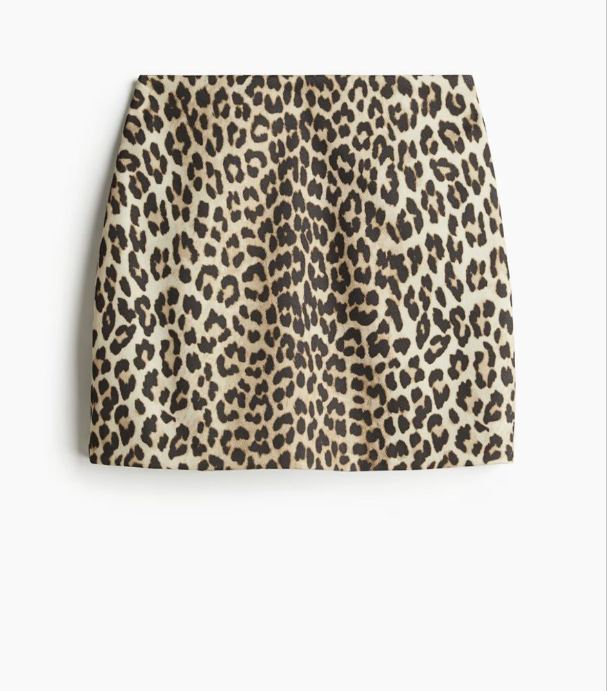 Fusta H&M animal print