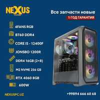 NEW Kompyuter Game Club Va Uyga i5-12/RAM 16GB/RTX 4060 8GB