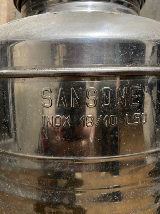 Неръждаем съд за ферментация и съхранение на вино, 50 л