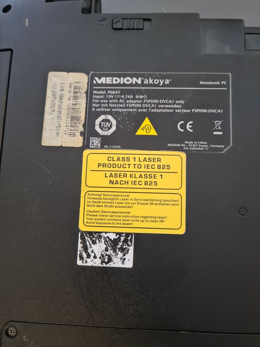 Laptop Medion Akoya i5 4th gen/nvidia 2gb