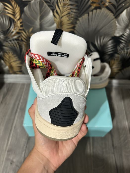 lanvin curb round toe lace up