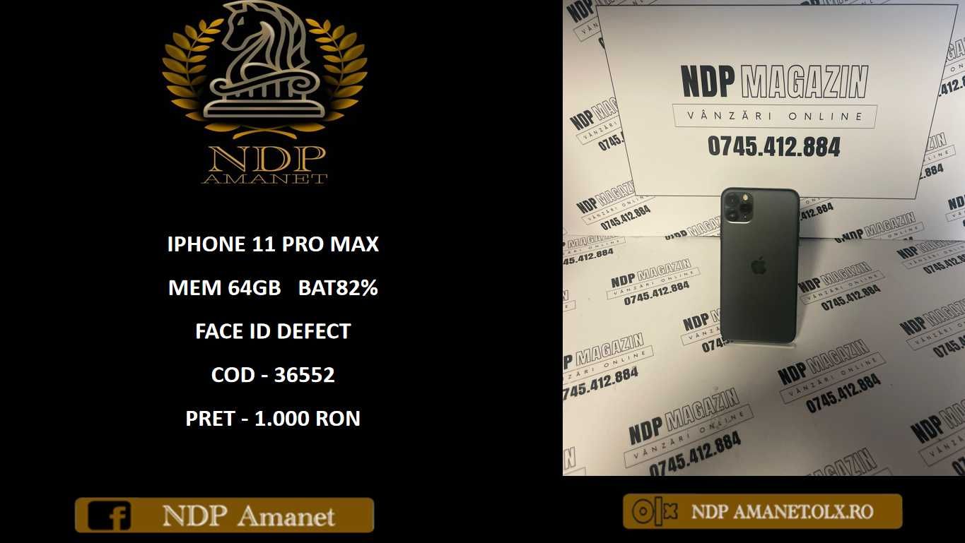NDP Amanet NON-STOP Bld.Iuliu Maniu 69 IPHONE 11 PRO MAX (36552)