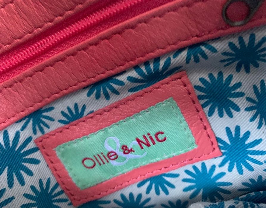 Ollie&Nic Geanta Fashion Chic Piele Coral Tip Postas/Umar UK