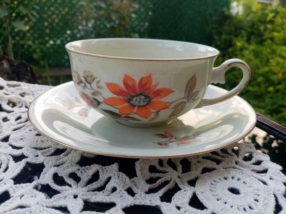 Немски антикварен сет за чай