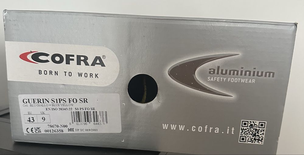 Работни обувки с бомбе COFRA