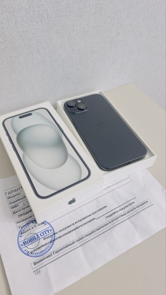 Продам iphone 15 /128 GB Айфон 15 2 физ карты сим