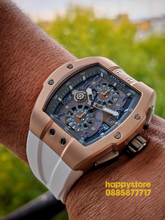 INVICTA Racing Strada Rose Gold 47 mm, Инвикта нов ръчен часовник