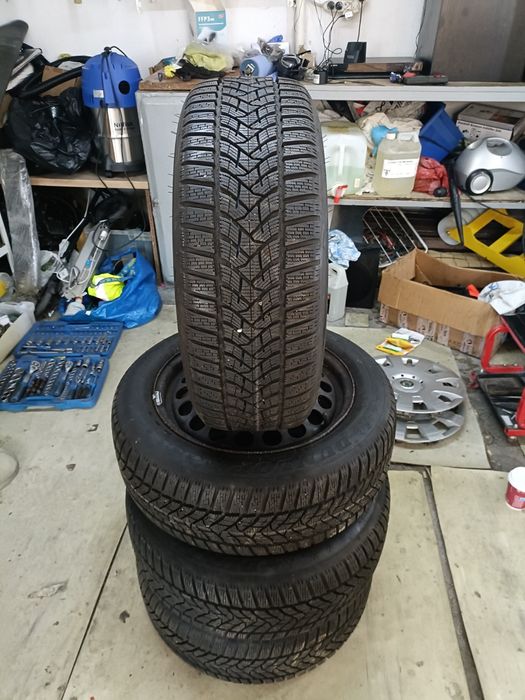 Jante tabla cu anvelope iarna noi 205/55/16