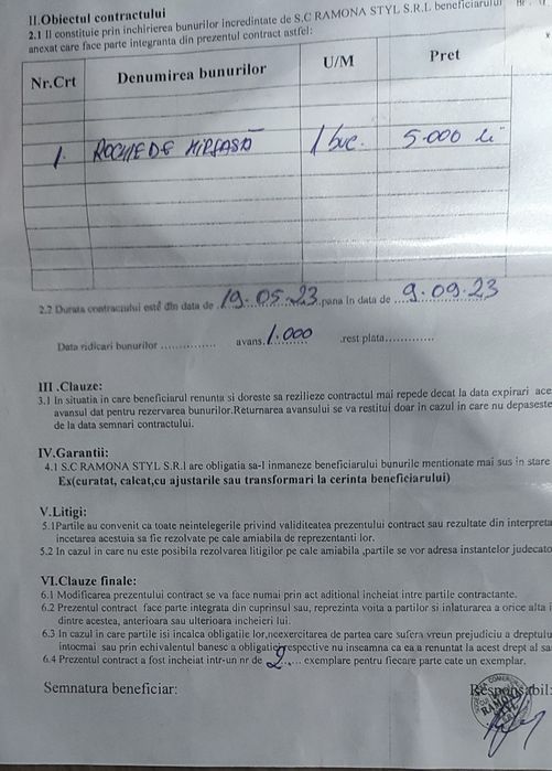 Vând rochie de mireasă