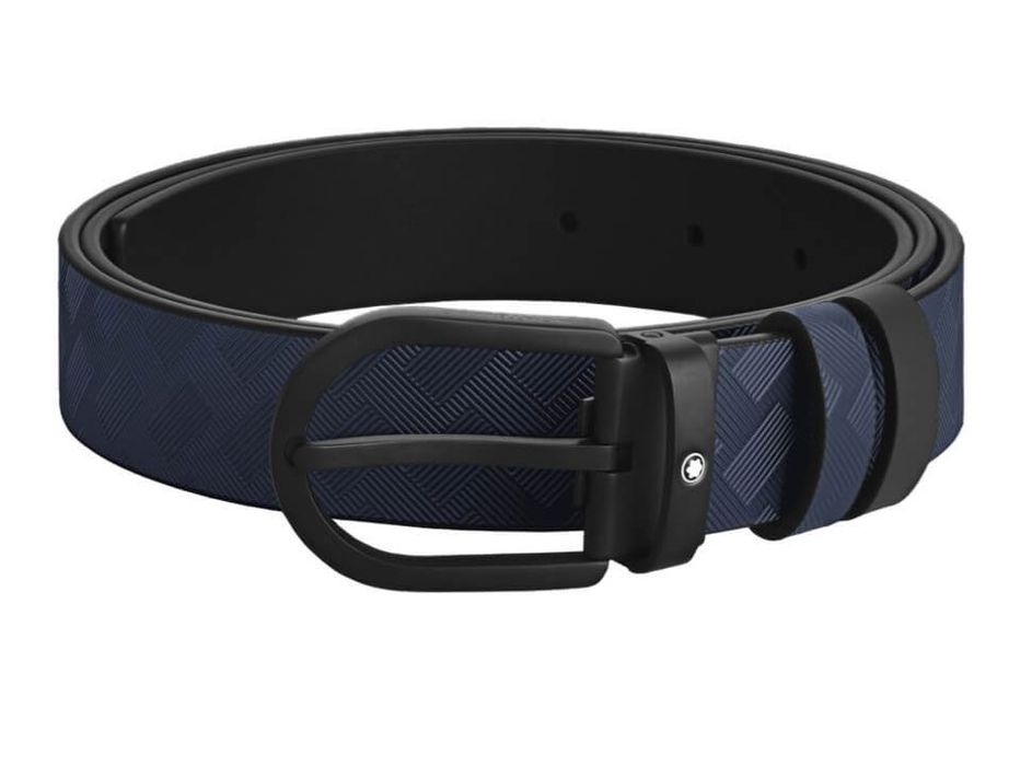 Curea Montblanc Extreme 3.0 Ink Blue / Black Plain 30 mm 220023