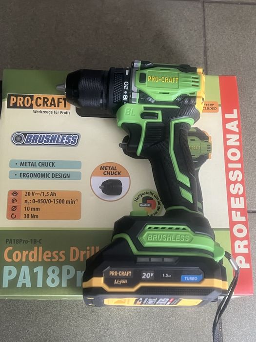 De vânzare: Bormașină Procraft PA18Pro Brushless
