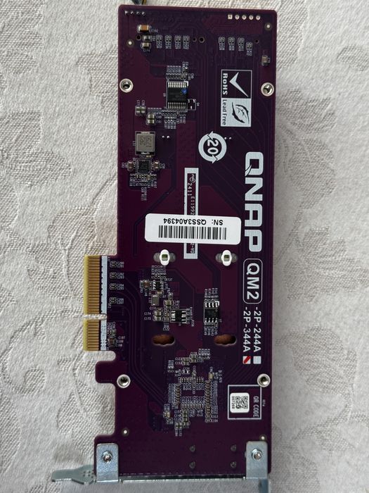 Продавам NAS QNAP TS-855eU-8G 64Gb + QXG-10G2TB + QM2-2P-344A