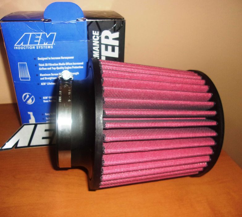 Спортен филтър AEM, made in USA, топ-филтър, отвор 90мм, промо цена!