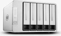 80 TB External Storage TerraMaster with 5 HD x 16 TB NAS - RAID