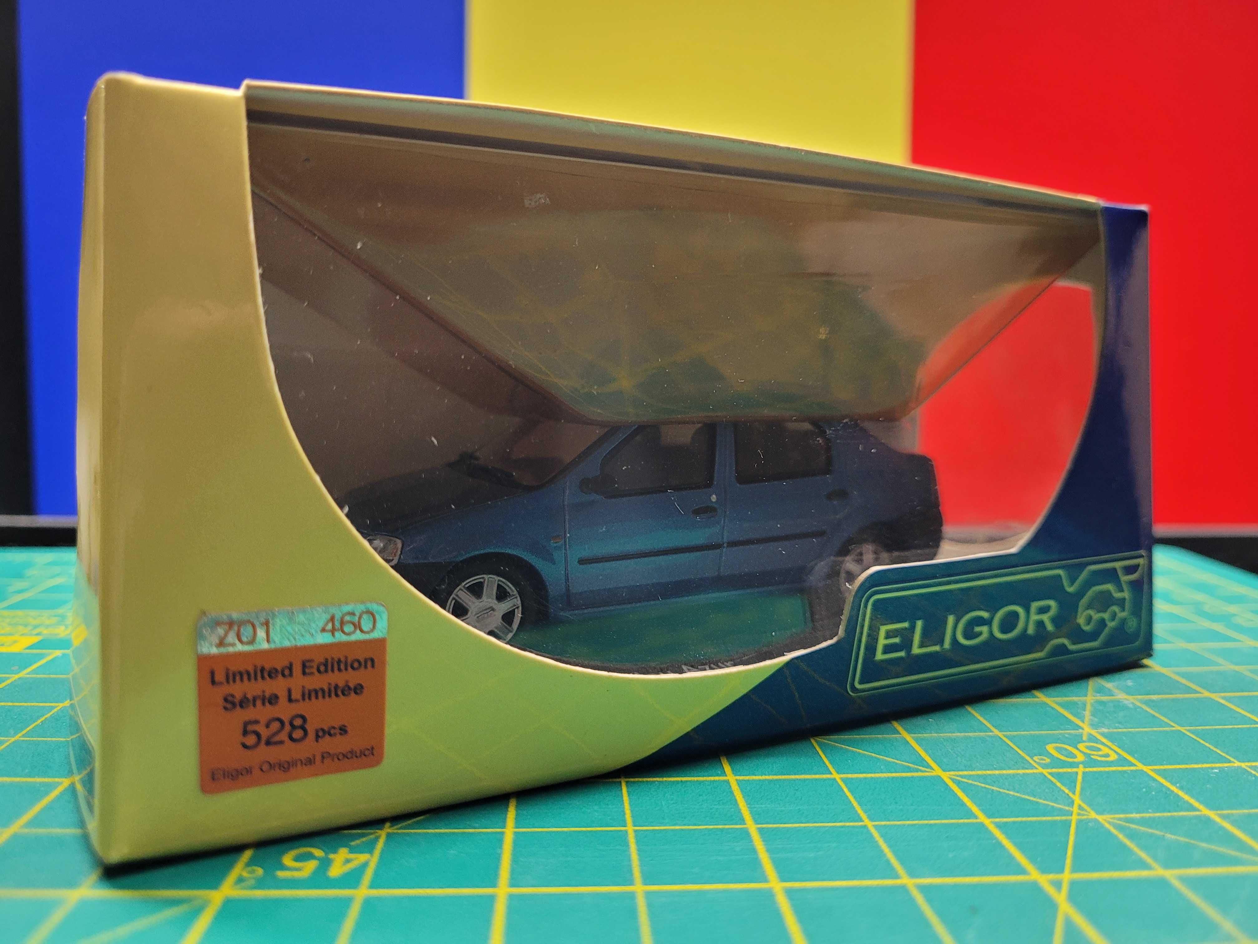 Macheta Dacia Logan Bleu Azur, scara: 1/43