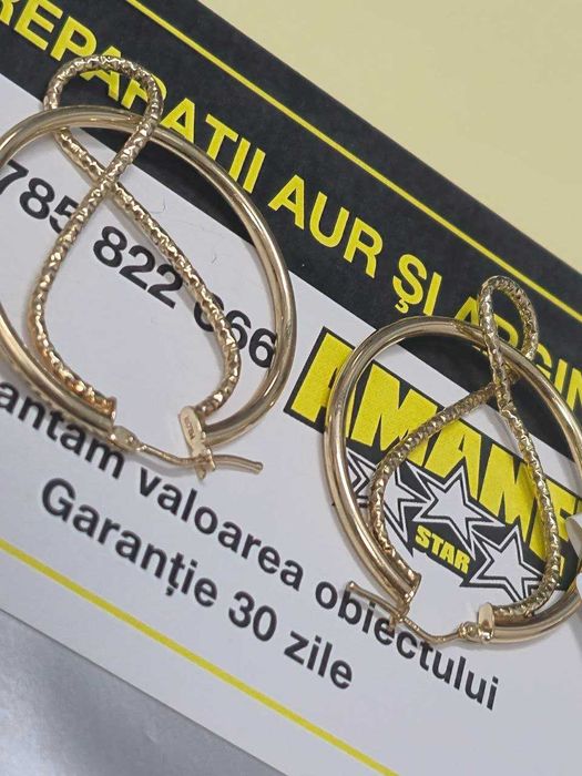 cercei din aur 2.71gr(m1) staramanet