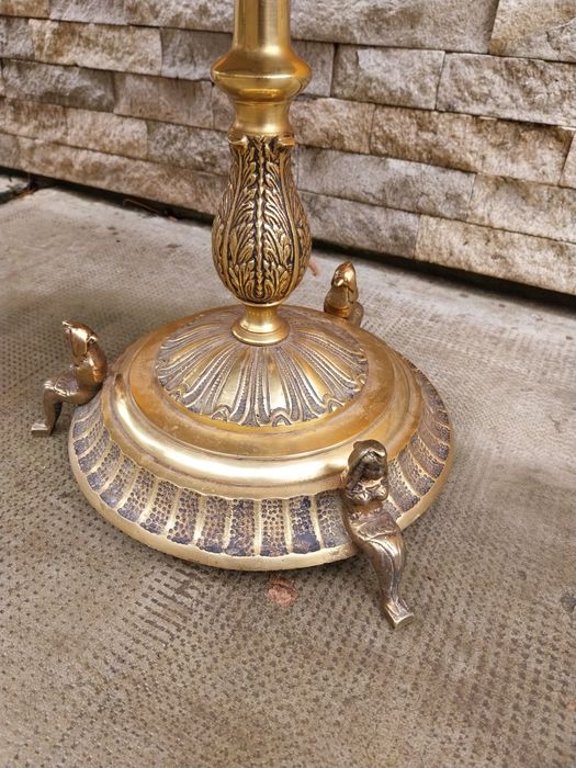 Masa bronz, blat marmură