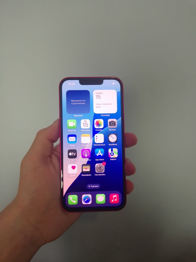 IPHONE 13 (product)Red 75% батерия 128 gb