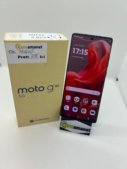 Telefon mobil Motorola Moto g85, Dual SIM, 8GB RAM, 256GB, 5G -P-