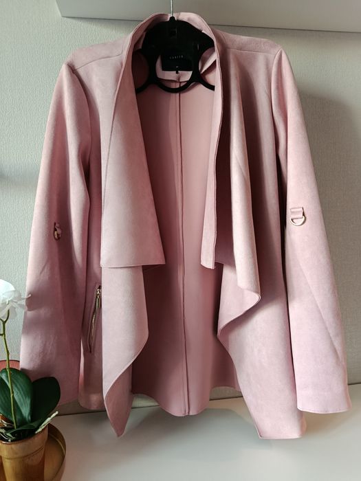 Дамско палто шлифер пепел от рози