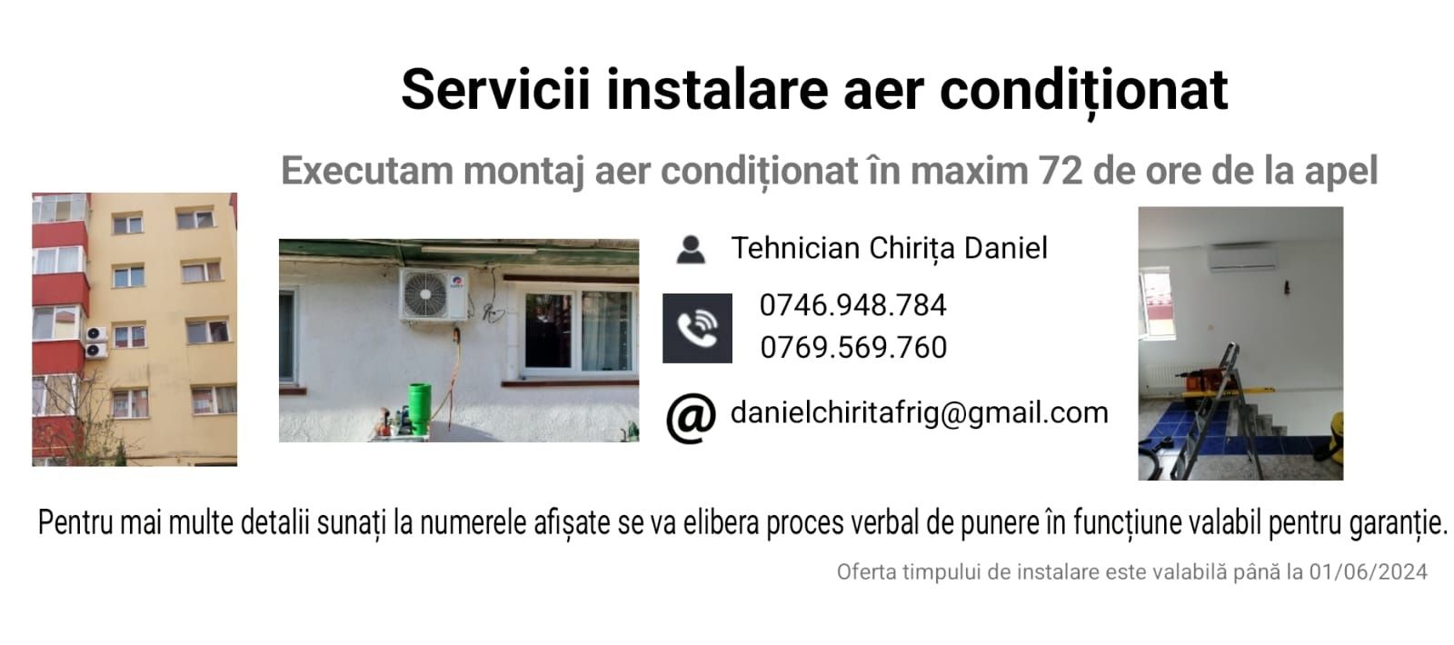 Instalare montaj aer conditionat