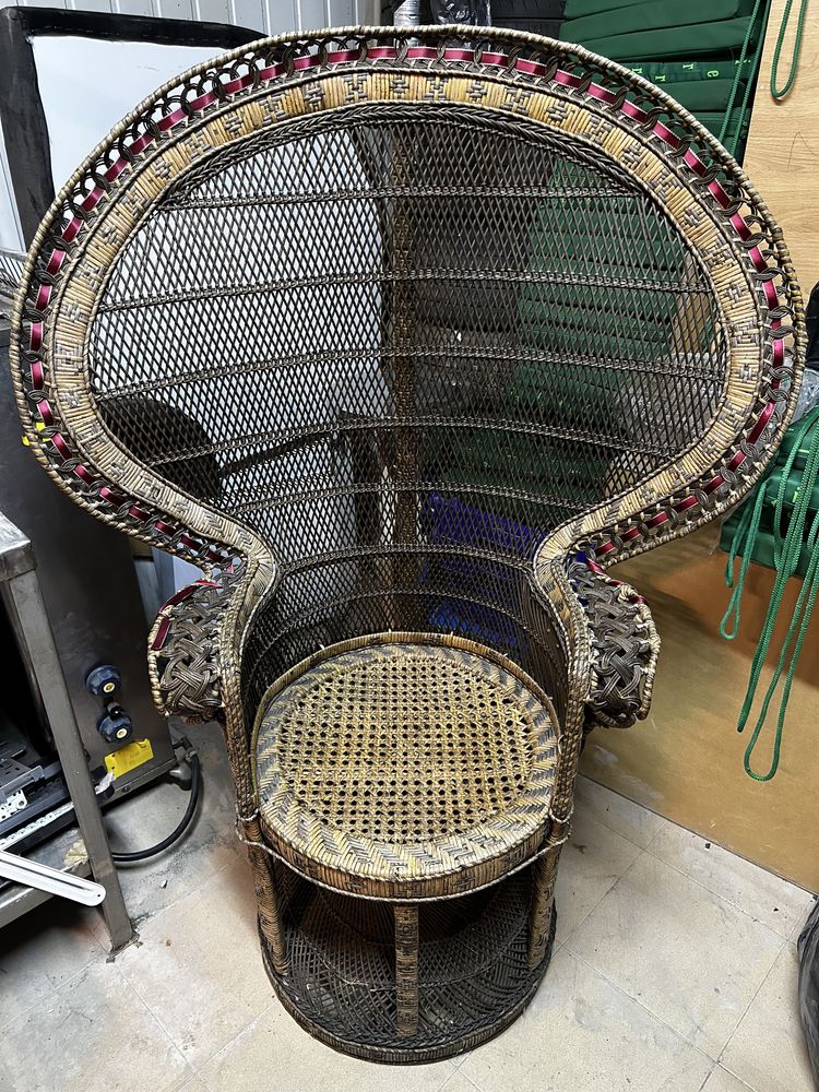 Винтидж ратаново кресло - Peacock chair от Bohemian Rhapsody