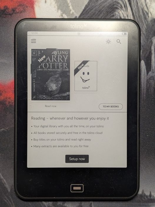 eBook Tolino Vision 4HD backlight defect