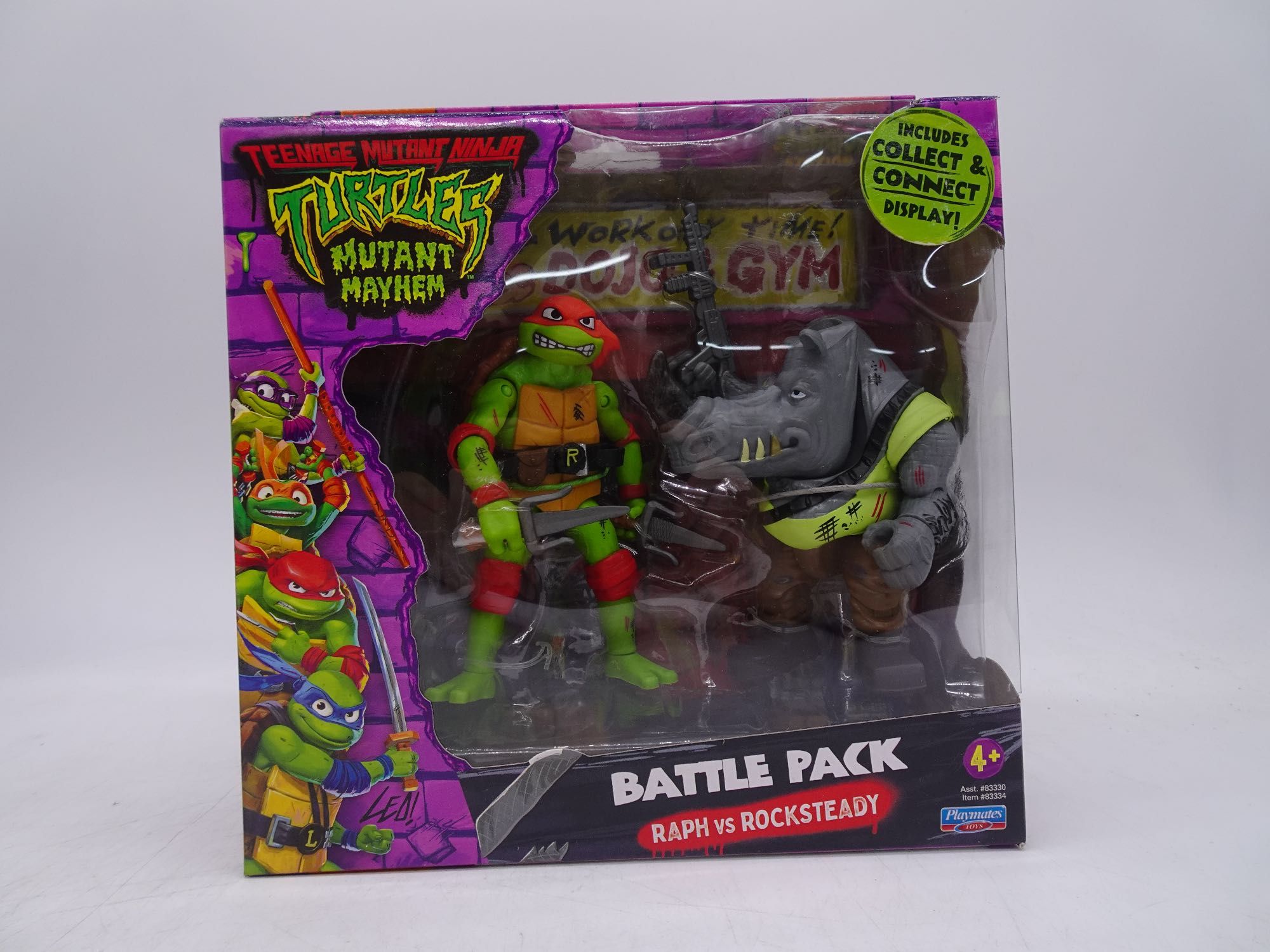 Țestoasele Ninja Mutant Mayhem Mutation Station Raphael vs. Rocksteady
