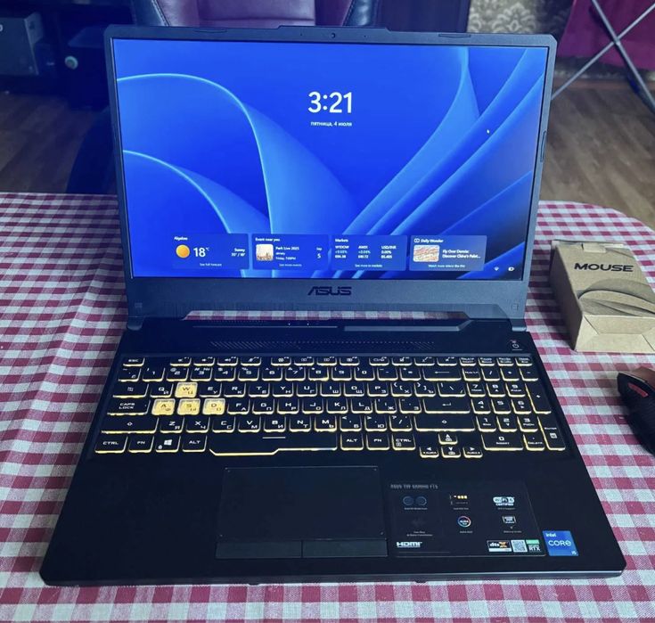 Игровой ноутбук/Asus TUF F15/RTX3050,i5-11300,озу 16gb,144hz