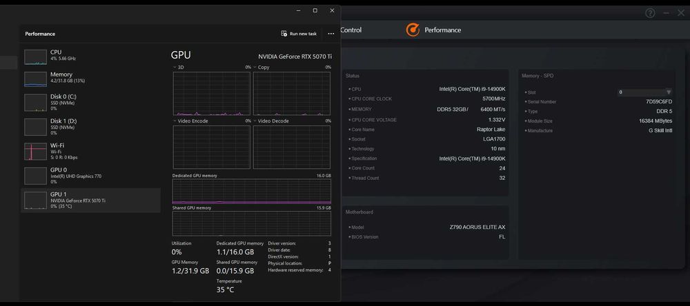 PC Gaming i9 14900K RTX 5070 Ti [ High-Ultra ]