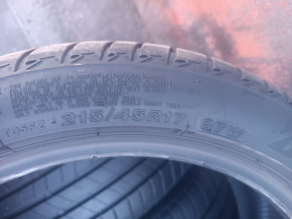 215/45/17 Bridgestone