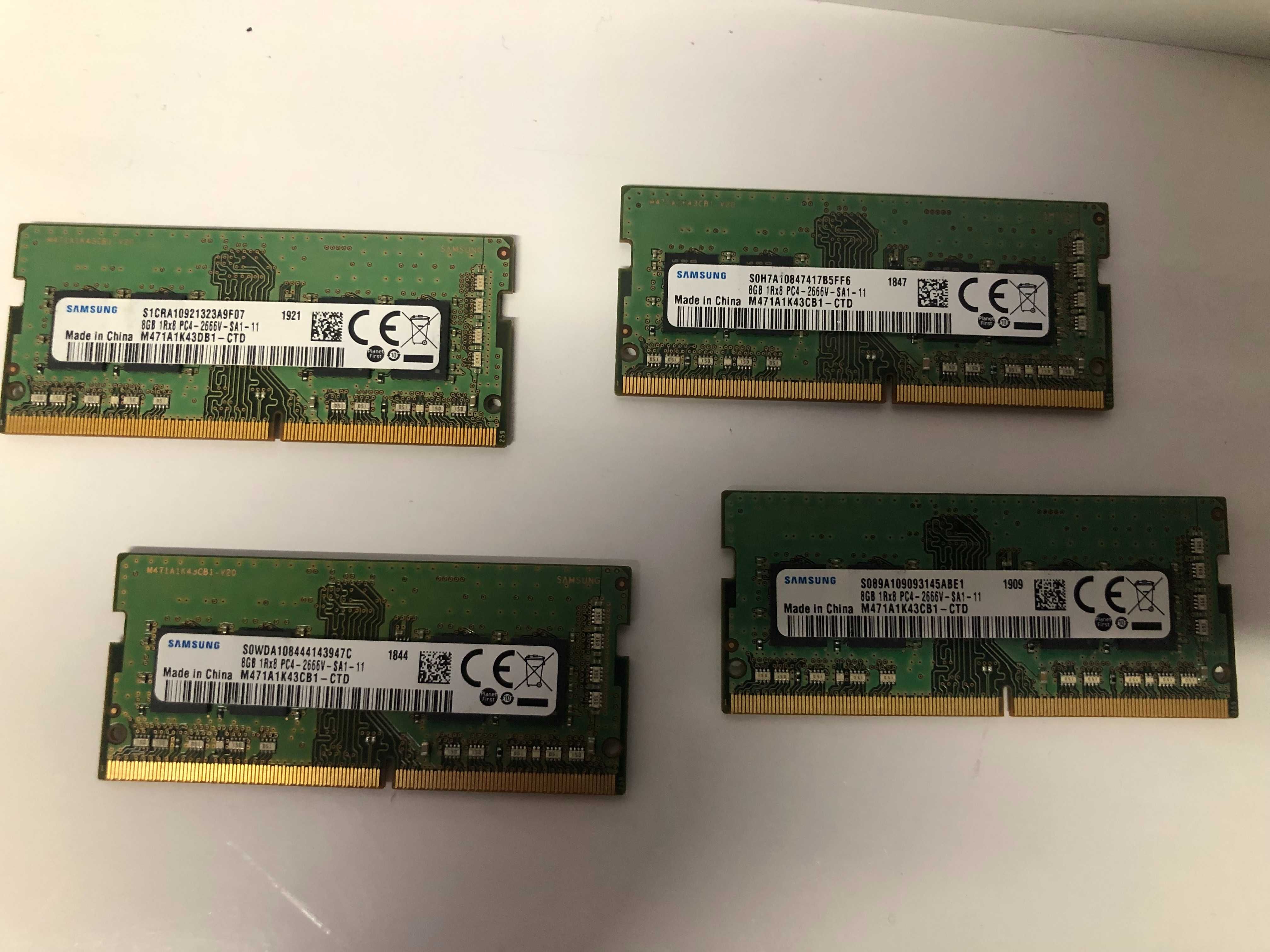 Memorii laptop Sodimm DDR4 8 Gb 2666 SAMSUNG M471A1K43CB1, Garantie